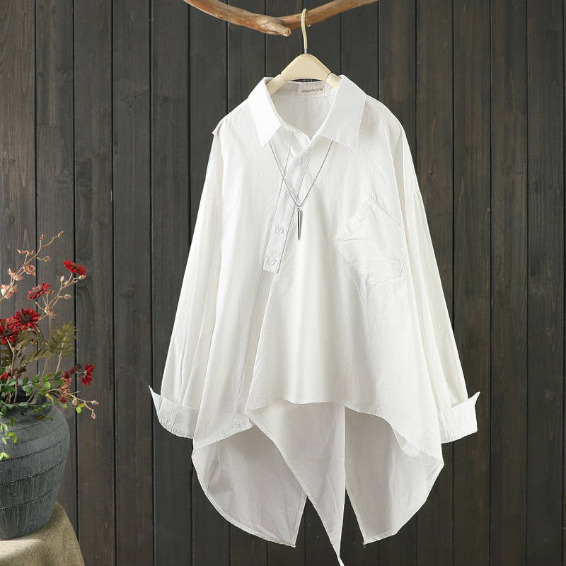 แบบเสื้อสวยๆ เสื้อผ้าฝ้ายลินิน เสื้อเชิ้ตผ้าลินิน