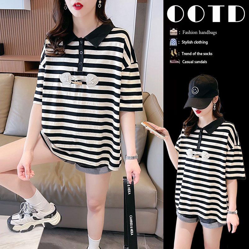 เสื้อยืดคนอ้วนแบบโอเวอร์ไซส์แบบ ulzzang fashion สนใจทักแชท