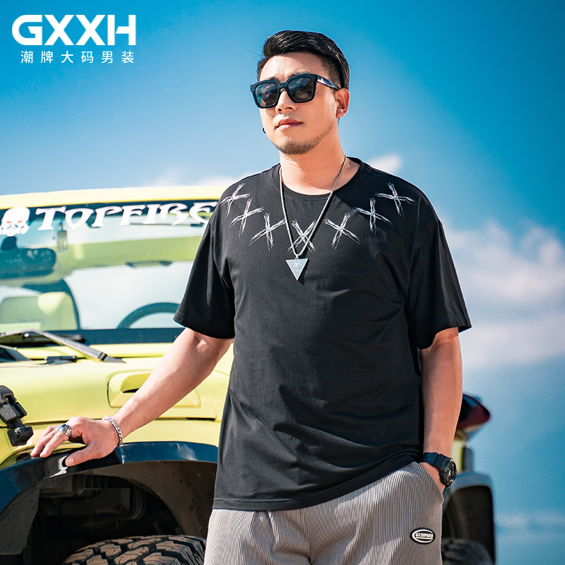 เสื้อยืดผู้ชายอ้วน S-5XL(อกเสื้อ39-51นิ้ว)