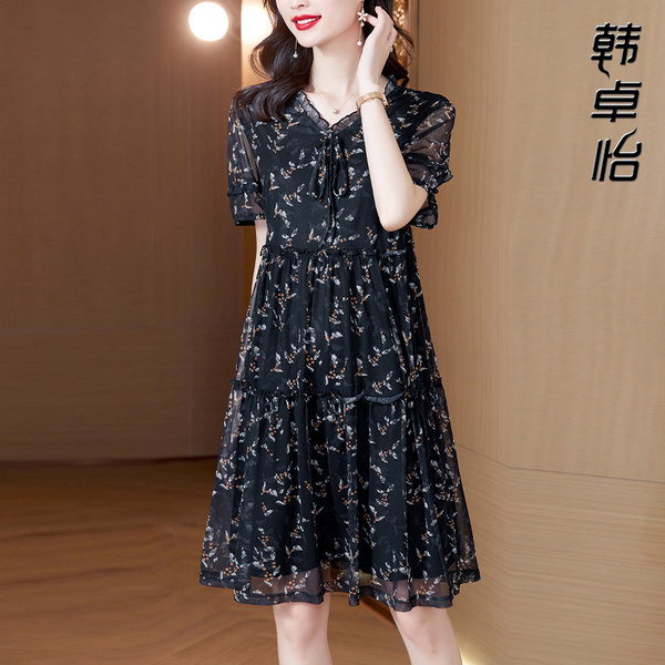 เดรสวัยผู้ใหญ่40-60ปี เดรสคุณแม่ ชุดเดรสทำงานวัยผู้ใหญ่ แบรนด์ MAMA DRESS