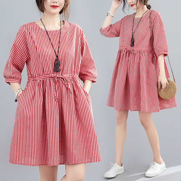 เสื้อผ้าฝ้ายสไตล์วินเทจ ใส่ตั้งแต่สาวผอม-สาวอวบ น้ำหนักตัว50-90 กิโลกรัม By Meimei plus size