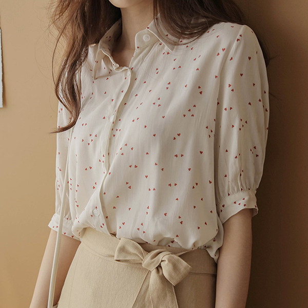 เสื้อชีฟองเกาหลี เสื้อชีฟองสวยๆ