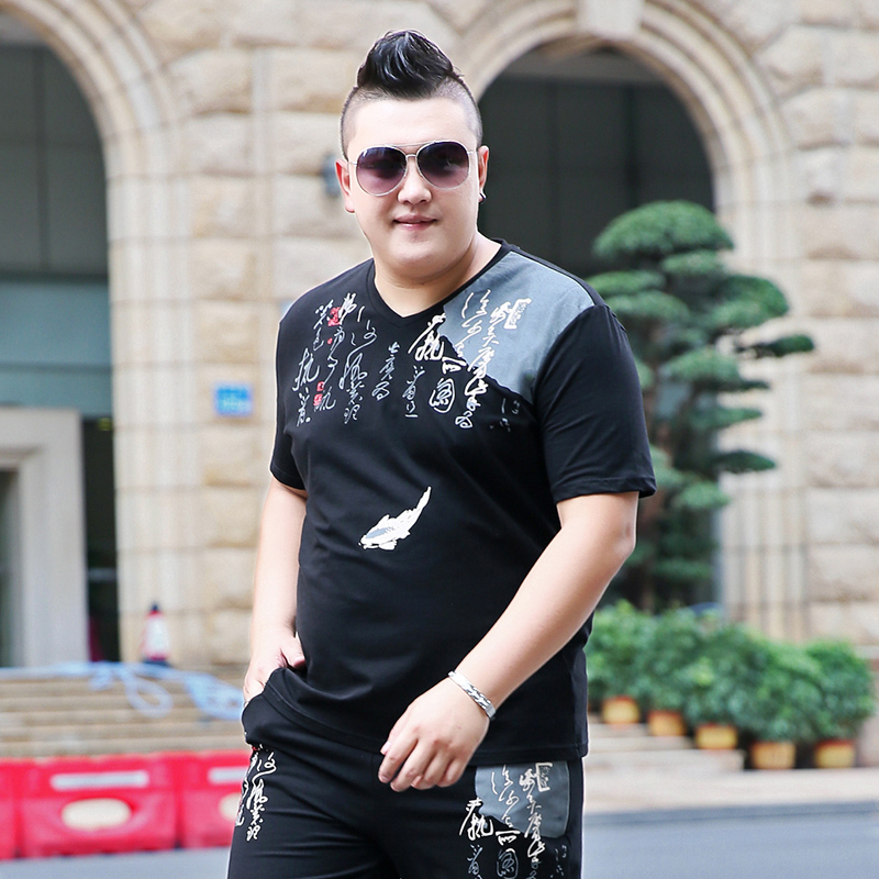 เสื้อยืดผู้ชายอ้วน S-5XL(อกเสื้อ39-51นิ้ว)