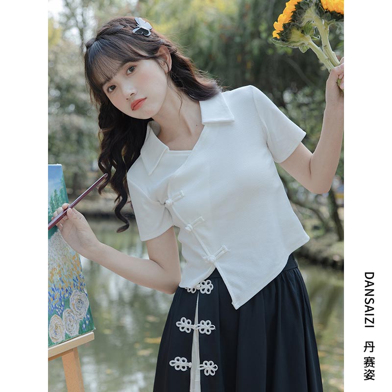 เสื้อผ้าวัยรุ่นเกาหลี เสื้อยืดวัยรุ่นผู้หญิง มีขนาด S M L XL