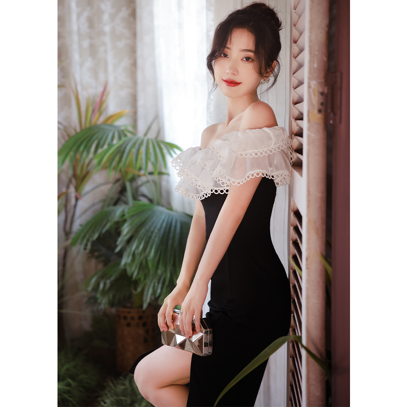 ชุดราตรี ชุดราตรีสวยหรู แบบ ทันสมัย Evening dress