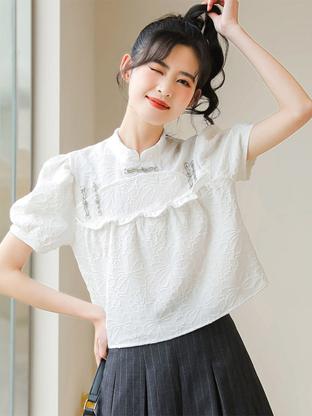 เสื้อชีฟองเกาหลี เสื้อชีฟองสวยๆ