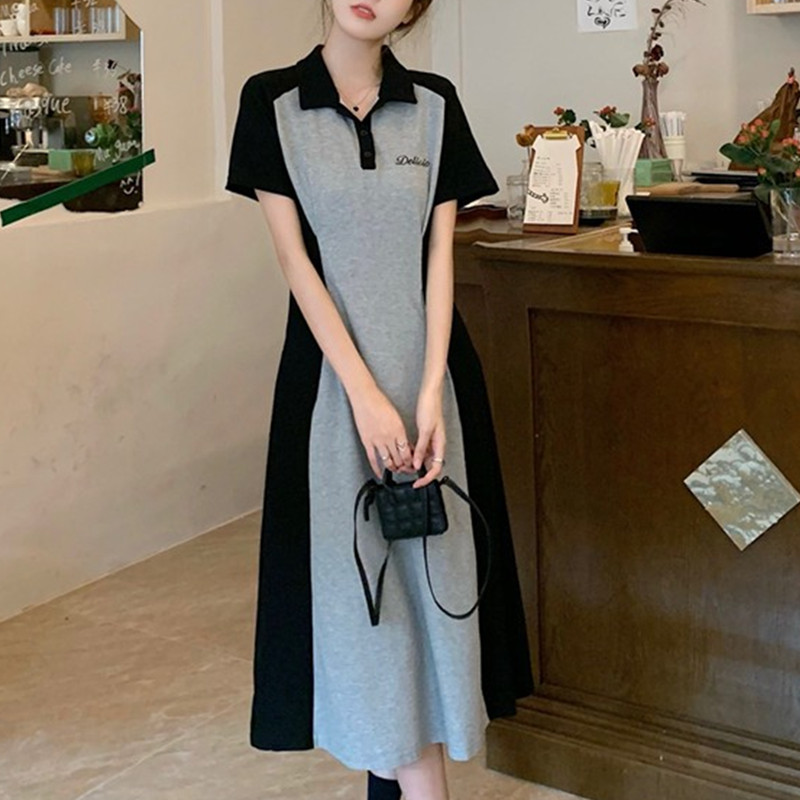 เดรสวัยรุ่น-เดรสคนอ้วนวัยรุ่น L-4XL(อก38-46 นิ้ว)