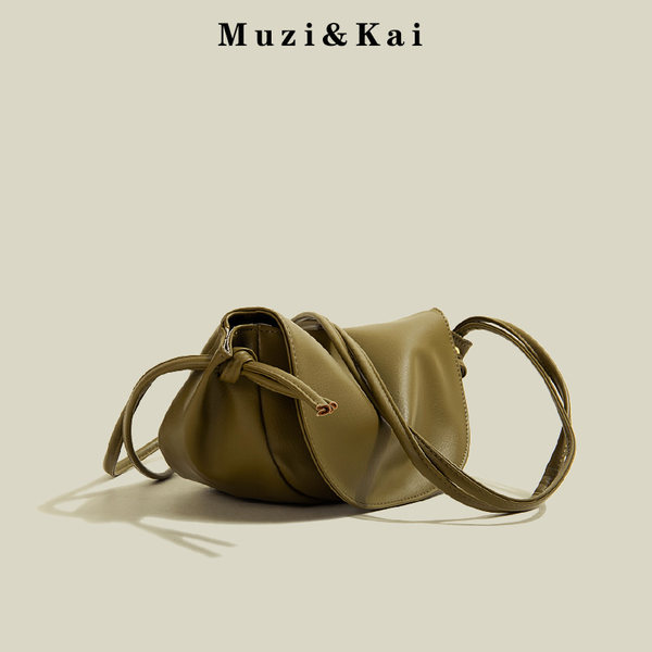 กระเป๋าสะพายข้างผู้หญิง กระเป๋าสะพายสไตล์เกาหลี By Muzi&Kai