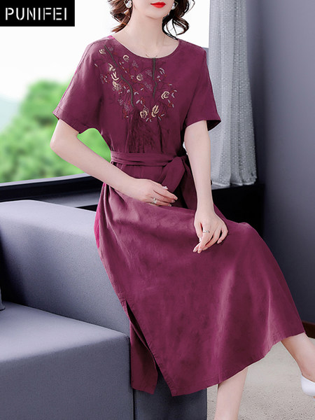 เดรสวัยผู้ใหญ่40-60ปี เดรสคุณแม่ ชุดเดรสทำงานวัยผู้ใหญ่ แบรนด์ MAMA DRESS