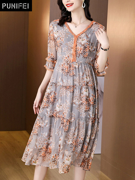 เดรสวัยผู้ใหญ่40-60ปี เดรสคุณแม่ ชุดเดรสทำงานวัยผู้ใหญ่ แบรนด์ MAMA DRESS