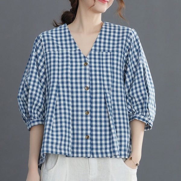 เสื้อลินิน แบบเสื้อสวยๆ เสื้อผ้าฝ้ายลินิน เสื้อเชิ้ตผ้าลินิน BY LININ