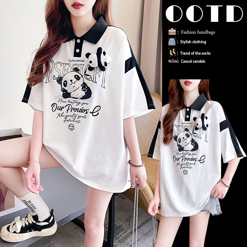 เสื้อยืดคนอ้วนแบบโอเวอร์ไซส์แบบ ulzzang fashion สนใจทักแชท