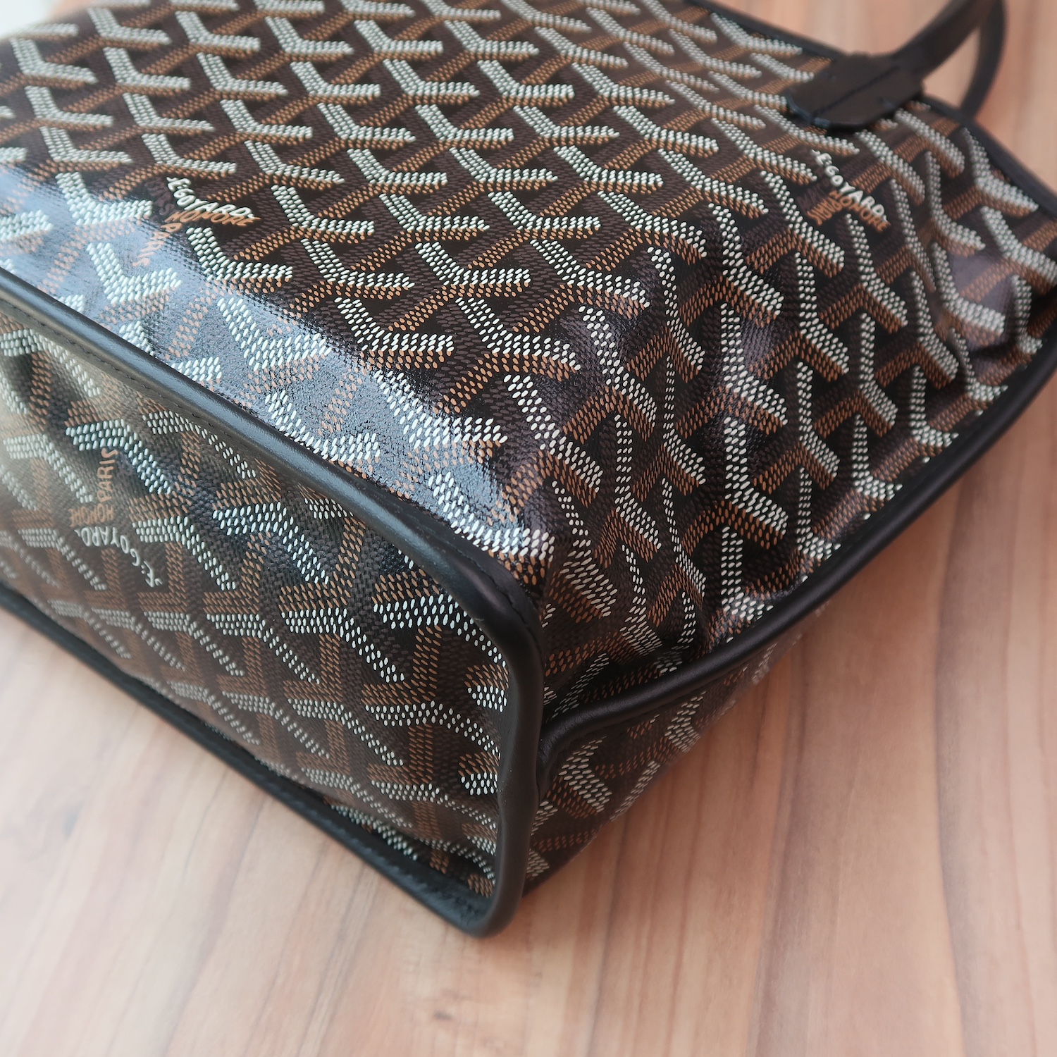 Goyard Black Monogram Heart Anjou Mini Bag (Full Set 2024)