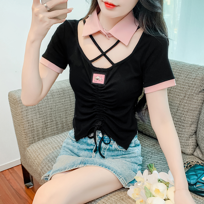 เสื้อผ้าวัยรุ่นเกาหลี เสื้อยืดวัยรุ่นผู้หญิง มีขนาด S M L XL