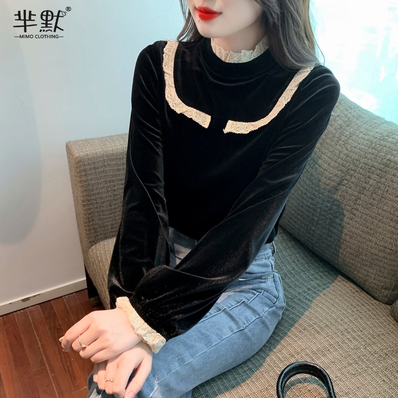 เสื้อลูกไม้ เสื้อเชิ้ตแขนยาว