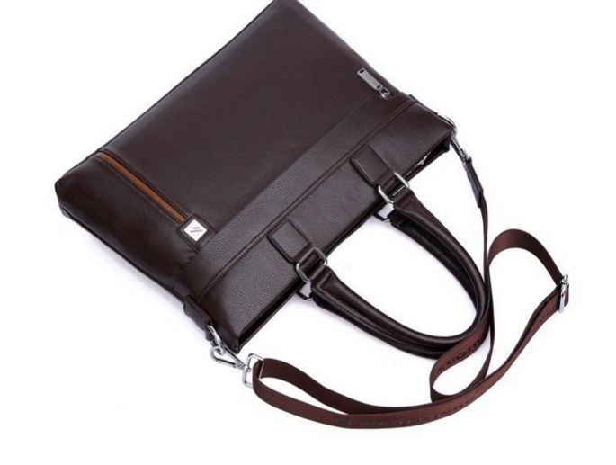 กระเป๋าถือผู้ชาย สีดำ และ สีน้ำตาล หนังแบบเดียว กับ เบาะรถยนต์ กระเป๋า ใส่เอกสาร ใส่ Note book แบบสวย ดีไซน์เก๋ ทำความสะอาดง่าย 294885