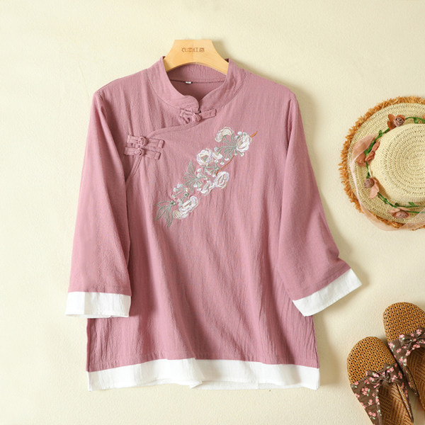 เสื้อลินิน เสื้อผ้าฝ้ายลินิน เสื้อเชิ้ตผ้าลินิน