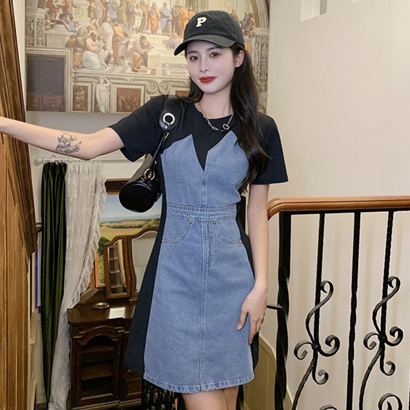 เดรสวัยรุ่น-เดรสคนอ้วนวัยรุ่น L-4XL(อก38-46 นิ้ว)