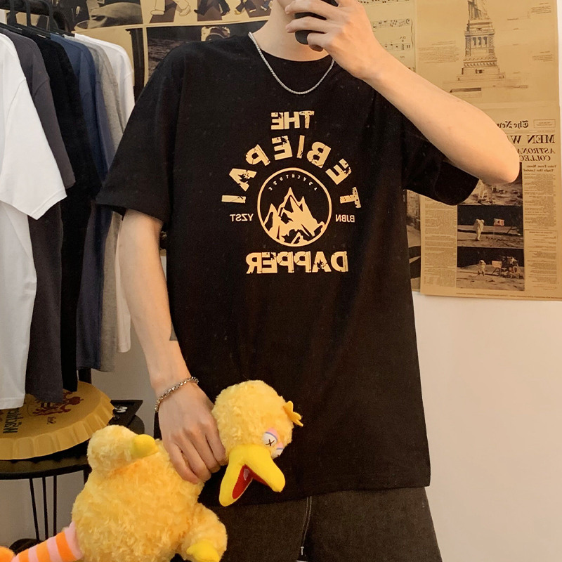 เสื้อยืดผู้ชายอ้วน M-5XL