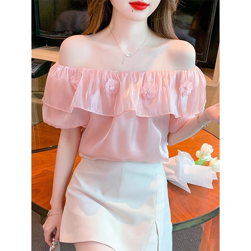 เสื้อเชิ้ตผู้หญิงใส่ทํางาน 390 บาทต่อชิ้น ฟรีค่าจัดส่ง