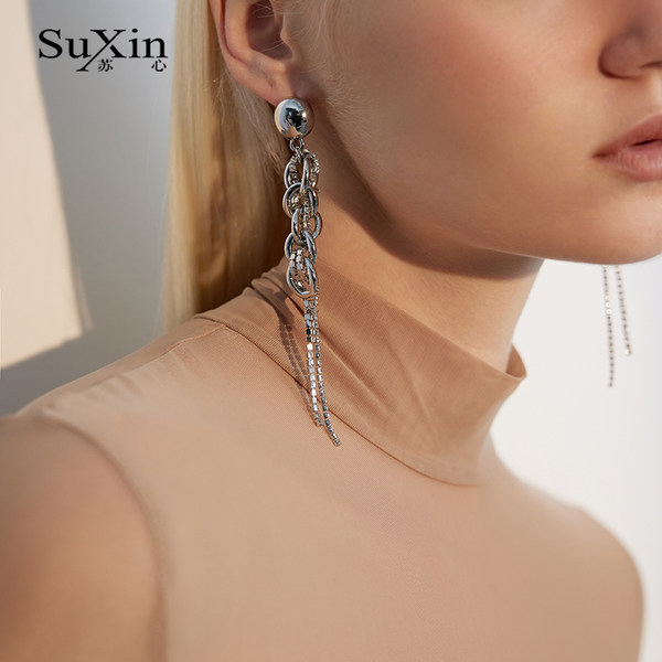 ตุ้มหู ต่างหู ต่างหูผู้หญิง By SuXin