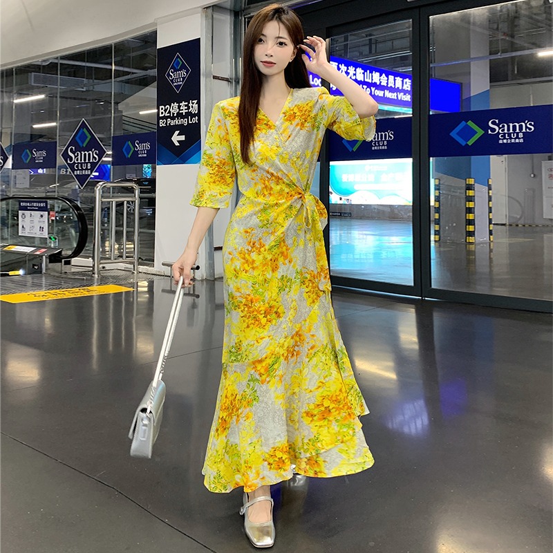 เดรสแขนสั้น มีไซส์ L-4XLอก 38-47 นิ้ว ใส่ได้ทั้งสาวหุ่นดีน่ารักจนถึงสาวอวบพลัสไซส์ จัดส่งฟรี! ทักแชทสั่งซื้อ