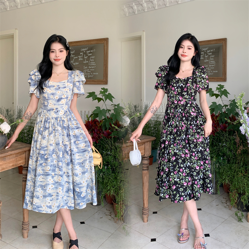 เดรสแขนสั้น มีไซส์ L-4XLอก 38-47 นิ้ว ใส่ได้ทั้งสาวหุ่นดีน่ารักจนถึงสาวอวบพลัสไซส์ จัดส่งฟรี! ทักแชทสั่งซื้อ