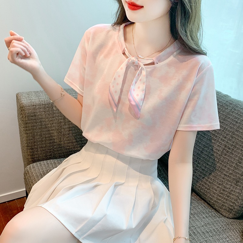 เสื้อผ้าวัยรุ่นเกาหลี เสื้อยืดวัยรุ่นผู้หญิง มีขนาด S M L XL