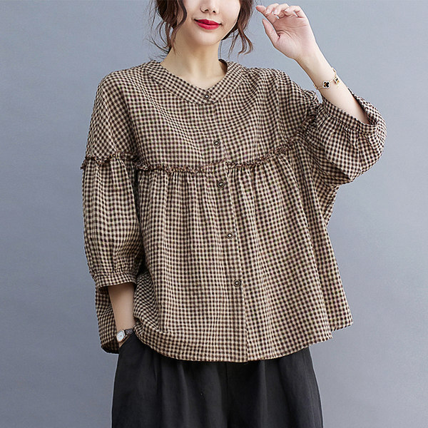 เสื้อลินิน แบบเสื้อสวยๆ เสื้อผ้าฝ้ายลินิน เสื้อเชิ้ตผ้าลินิน BY LININ