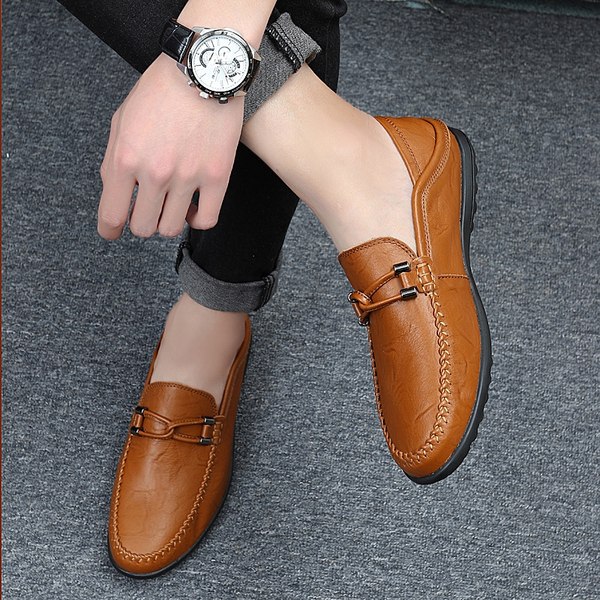 รองเท้าหนังผู้ชาย มีไซส์39-44 รองเท้าโลฟเฟอร์ชาย Slip-On Shoes