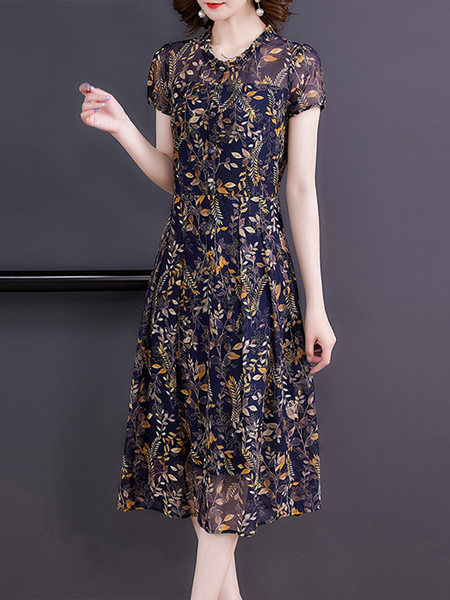 เดรสวัยผู้ใหญ่40-60ปี เดรสคุณแม่ ชุดเดรสทำงานวัยผู้ใหญ่ แบรนด์ MAMA DRESS