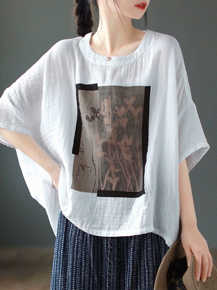 เสื้อลินิน เสื้อผ้าฝ้ายลินิน เสื้อเชิ้ตผ้าลินิน S M l XL จากแบรนด์ ZIMO