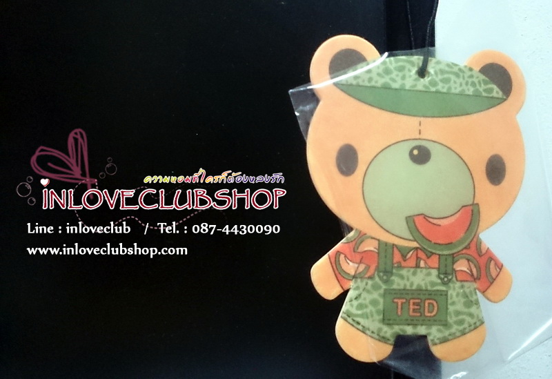 Ted A Car / Air Freshener (Strawberry)