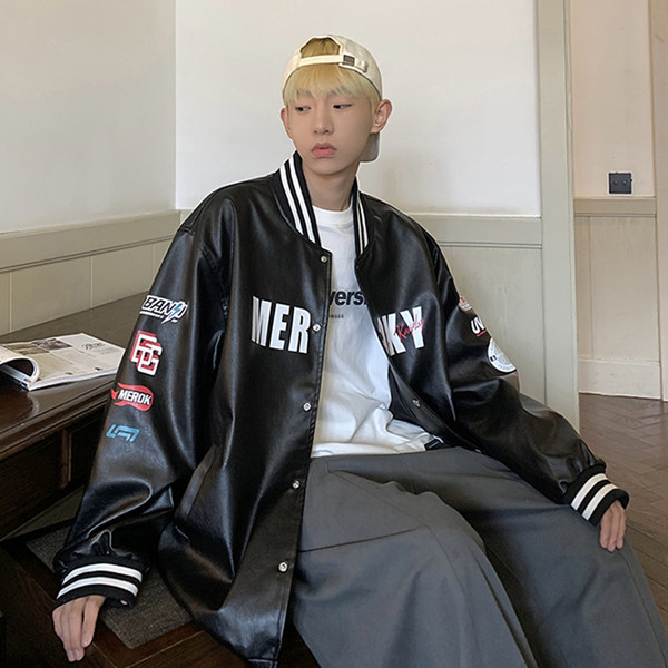 เสื้อแจ็คเก็ตเบสบอล เสื้อคลุม เสื้อแขนยาวสไตล์เกาหลี
