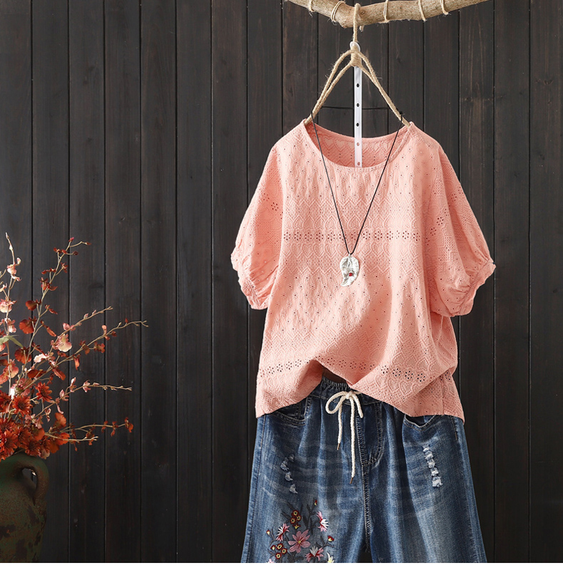 เสื้อผ้าฝ้าย ผ้าลินิน มีขนาดไซส์เดียว อกประมาณ100ซม.หรือประมาณ 40นิ้วขึ้นไป