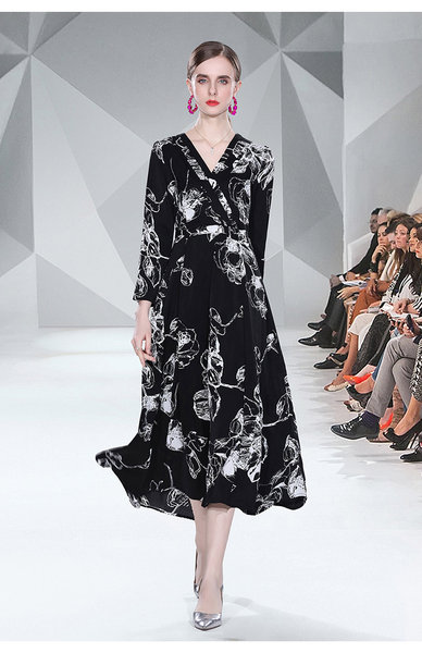 ชุดเดรสเรียบหรูดูแพง เดรสแบรนด์ DG Boutique