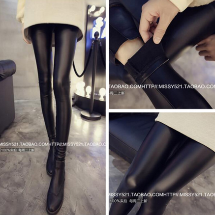 Legging เลกกิ้ง หนังเนื้อดี พร้อมส่ง เนื้อนิ่มและยืดได้เยอะ black