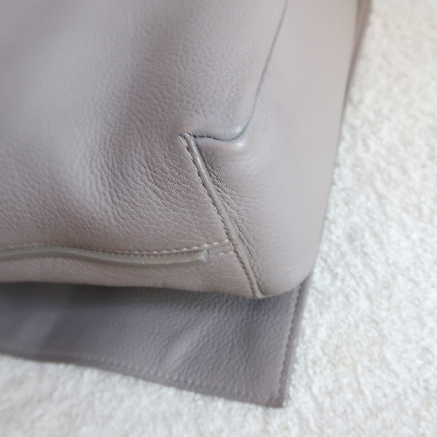 Dior Homme Grey Calfskin Messenger Bag