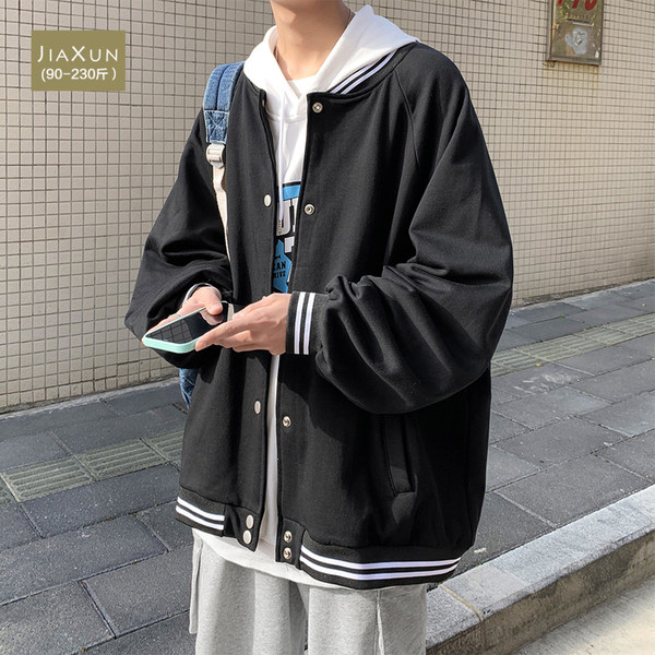 เสื้อแจ็คเก็ตเบสบอล เสื้อคลุม เสื้อแขนยาวสไตล์เกาหลี