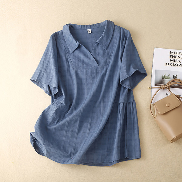 เสื้อลินิน แบบเสื้อสวยๆ เสื้อผ้าฝ้ายลินิน เสื้อเชิ้ตผ้าลินิน BY LININ