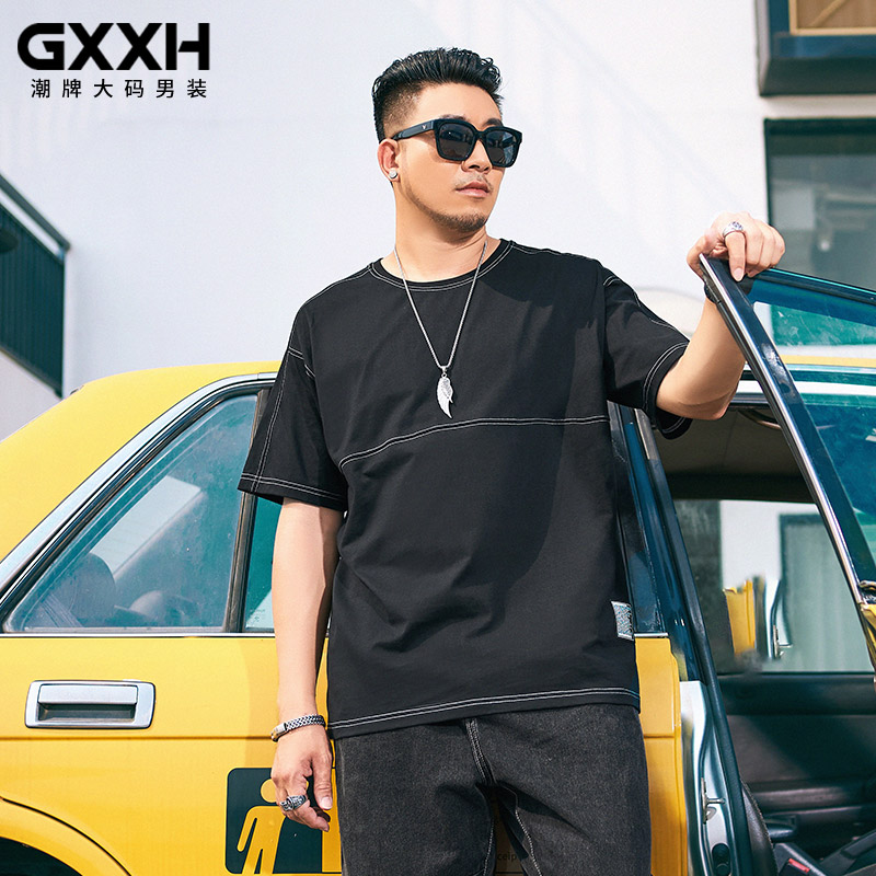 เสื้อยืดผู้ชายอ้วน S-5XL(อกเสื้อ39-51นิ้ว)