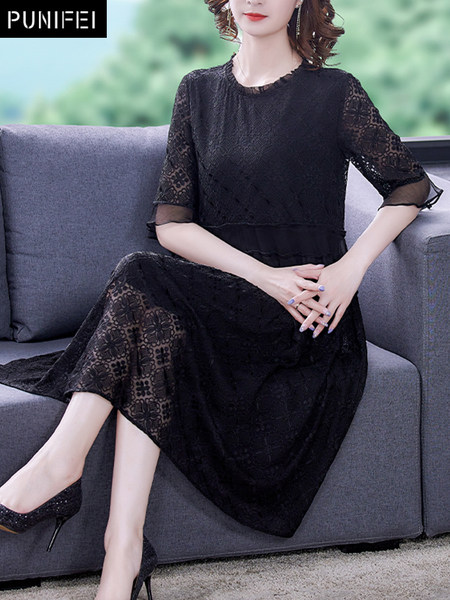เดรสวัยผู้ใหญ่40-60ปี เดรสคุณแม่ ชุดเดรสทำงานวัยผู้ใหญ่ แบรนด์ MAMA DRESS