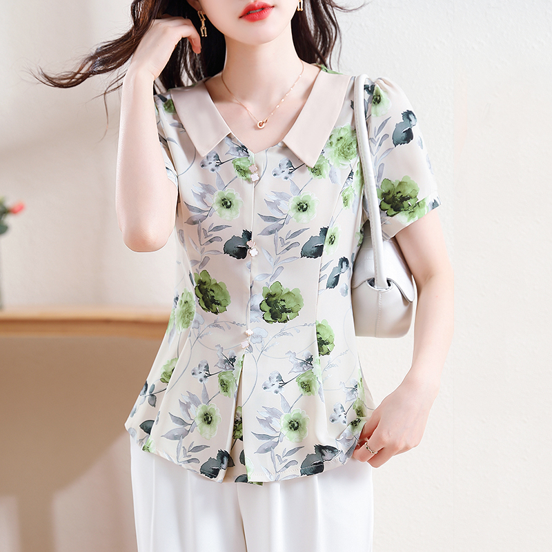 เสื้อเชิ้ตผู้หญิงแขนยาว เสื้อเชิ้ตผู้หญิงใส่ทํางาน 390 บาทต่อชิ้น ฟรีค่าจัดส่ง