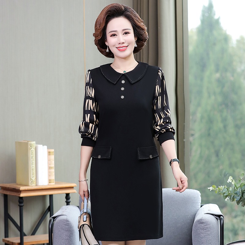 เดรสวัยผู้ใหญ่40-60ปี เดรสคุณแม่ ชุดเดรสทำงานวัยผู้ใหญ่ แบรนด์ MAMA DRESS