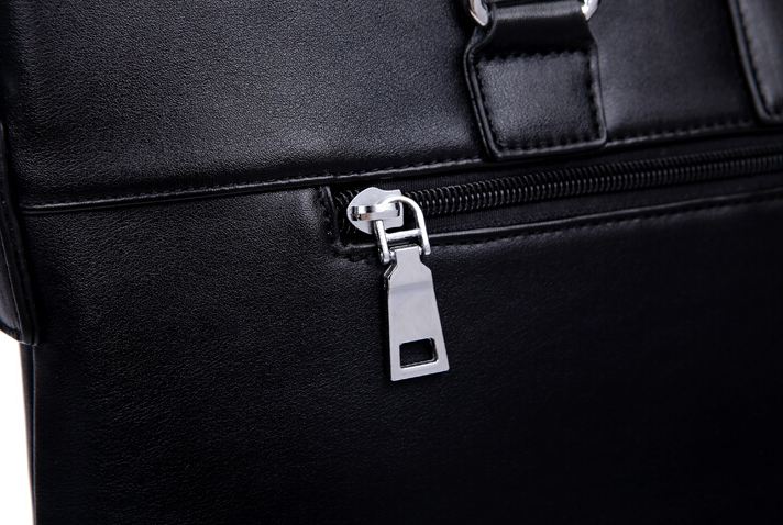 กระเป๋าถือผู้ชาย Polo ใส่เอกสาร แบบเรียบ หนังมัน สไตล์ นักธุรกิจ นักบริหาร กระเป๋าใส่โน้ตบุ๊ค สำหรับคนทำงาน ออฟฟิต สีดำ และ สีน้ำตาล 568343