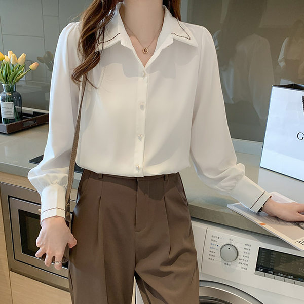 เสื้อลูกไม้ เสื้อเชิ้ตแขนยาว