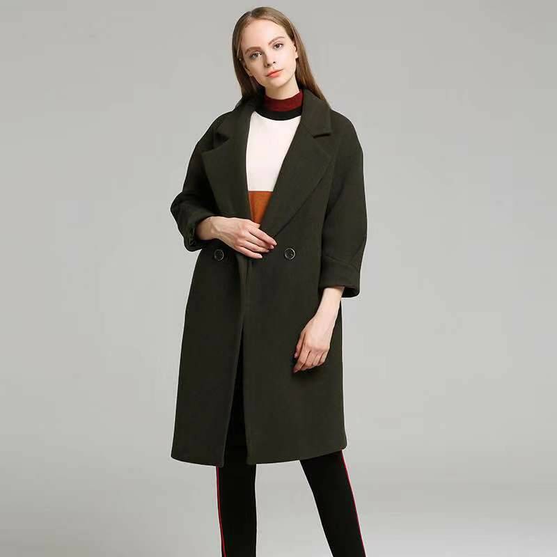 โอเวอร์โค้ท overcoat สไตล์ยุโรป แบบแขนเต่อ กำลังฮิต ใส่ง่ายเข้ากับทุกชุด กันหนาวได้ดี พร้อมส่ง