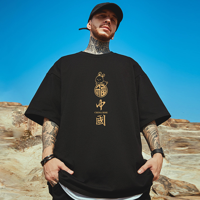 เสื้อยืดผู้ชายอ้วน S-5XL(อกเสื้อ39-51นิ้ว)