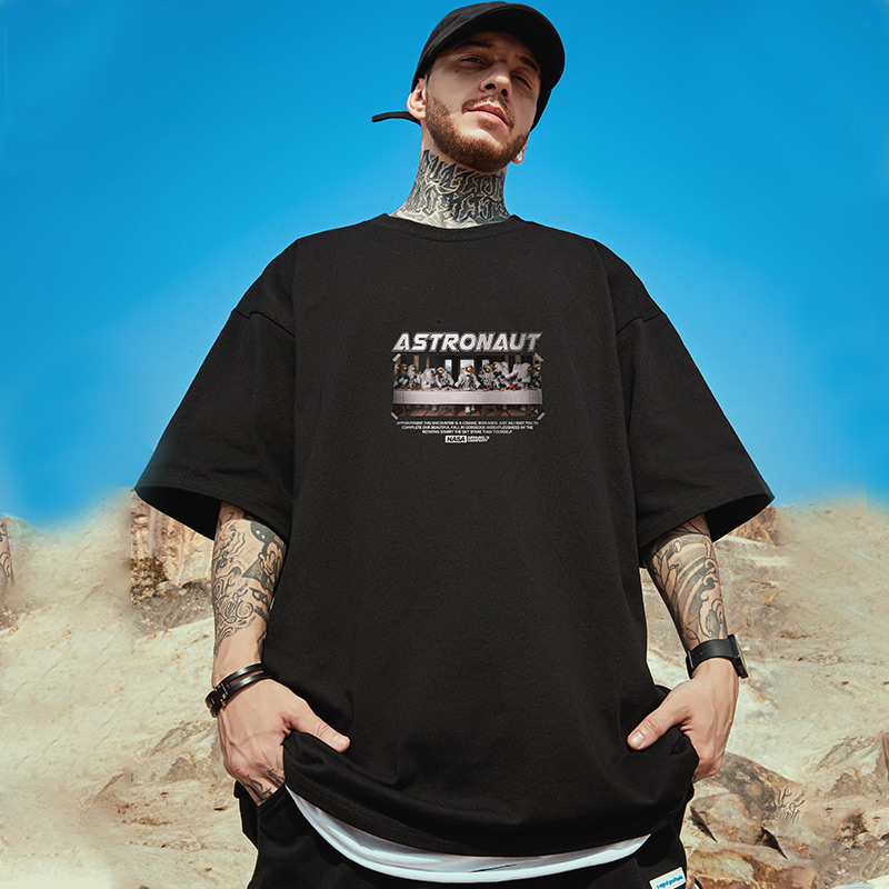 เสื้อยืดผู้ชายอ้วน S-5XL(อกเสื้อ39-51นิ้ว)
