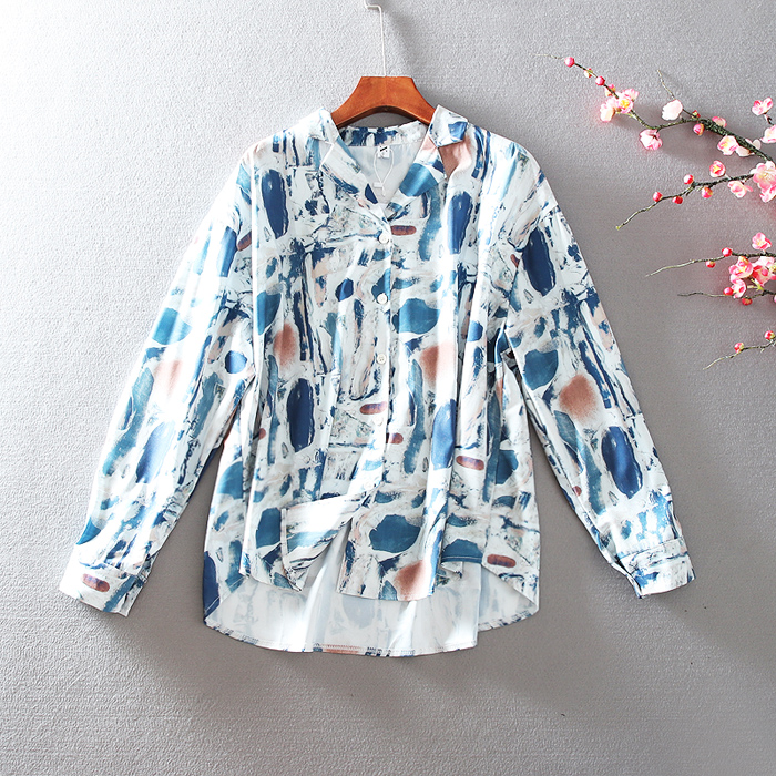 เสื้อลินิน เสื้อผ้าฝ้ายลินิน เสื้อเชิ้ตผ้าลินิน ปักลายสวยๆด้วยด้าย สไตล์VINTAGE BY Dreamroom